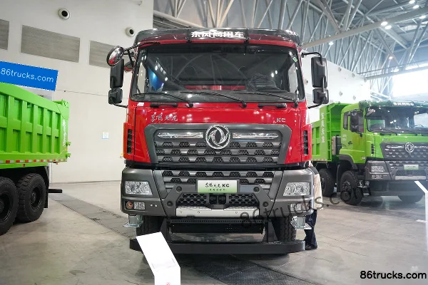 Dongfeng Commercial Vehicle Dongfeng Tianlong KC 8X4(12 roues) 8 m camion benne 100% électrique Hubei EVE 432kWh Extérieur (2) | 86Trucks