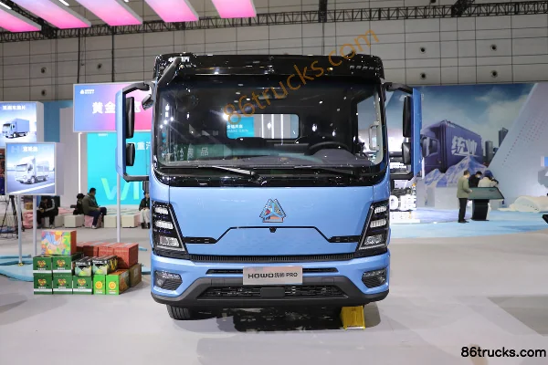 Sinotruk HOWO Tongshuai PRO 4.15m Single Row Pure Electric Flatbed Light Truck CATL 165.15kWh 4X2(6 wheels) Exterior (2) | 86Trucks