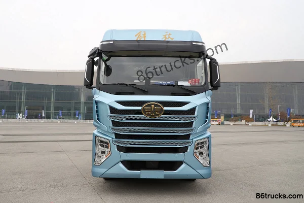 FAW Jiefang Yingtu cabine affaires 15,6 L LNG 660 ch 6X4(10 roues) boîte FAW Jiefang 12 vitesses AMT automatique tracteur routier Extérieur