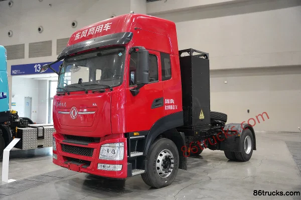 Dongfeng Commercial Vehicle Dongfeng Tianlong KL 4X2(6 wheels) Battery Swap Electric Tractor Truck CATL 400kWh Exterior (3) | 86Trucks