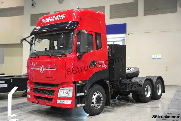Dongfeng Commercial Vehicle Dongfeng Tianlong KL 6X4(10 wheels) Electric Tractor Truck CATL 497kWh Exterior (3) | 86Trucks