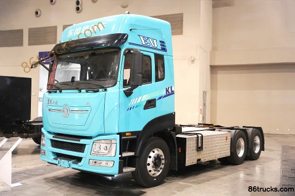 Dongfeng Commercial Vehicle Dongfeng Tianlong KL 6X4(10 wheels) Electric Tractor Truck CATL 600kWh Exterior (3) | 86Trucks