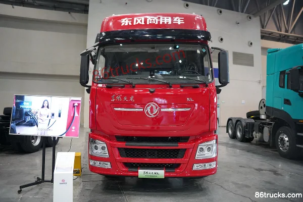 Dongfeng Commercial Vehicle Dongfeng Tianlong KL 6X4(10 wheels) Electric Tractor Truck Sunwoda 352kWh Exterior (2) | 86Trucks
