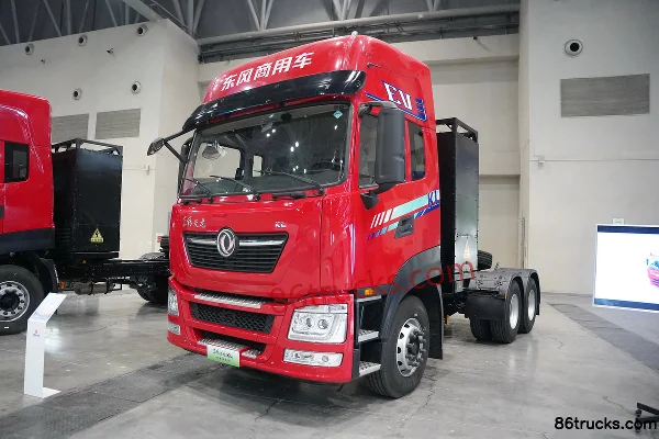Dongfeng Commercial Vehicle Dongfeng Tianlong KL 6X4(10 wheels) Battery Swap Electric Tractor Truck CATL 600kWh Exterior (3) | 86Trucks
