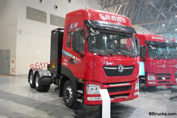 Dongfeng Commercial Vehicle Dongfeng Tianlong KL 6X4(10 wheels) Battery Swap Electric Tractor Truck CATL 600kWh Exterior