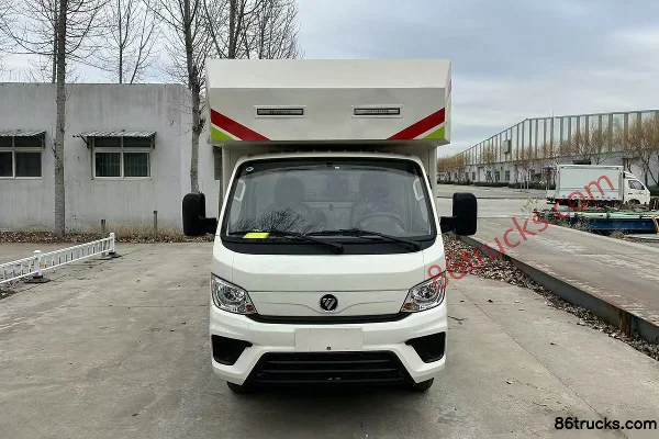 Foton M2 1.6L Gasoline 122 hp 4X2(6 wheels) 3.9m Single Row Sales Van Truck (Shuntai Brand) Exterior (2) | 86Trucks