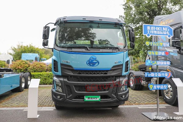 Dongfeng H5 6X4(10 roues) tracteur routier 100% électrique CATL 466kWh Extérieur (2) | 86Trucks