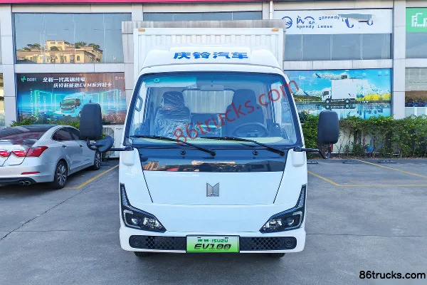 Qingling Isuzu EV100 Lingjuli Narrow Body Hydraulic Brake 3.8m Single Row Pure Electric Van Micro Truck CATL 77.28kWh 4X2(6 wheels) Exterior