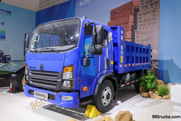 Sinotruk HOWO Mengshi 2.5L Diesel 185 hp 4X2(6 wheels) Fast Gear 8-speed 3.15m Single Row Dump Truck Exterior (3) | 86Trucks