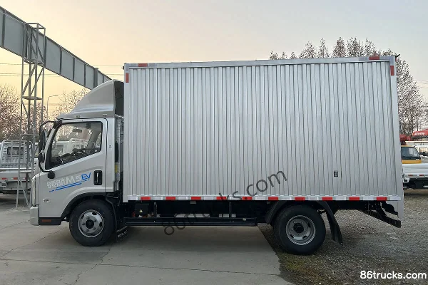 Foton Times Linghang M5 4.14 m cabine simple camion léger fourgon électrique pur Aike 83.57 kWh 4X2(6 roues) Extérieur (3) | 86Trucks
