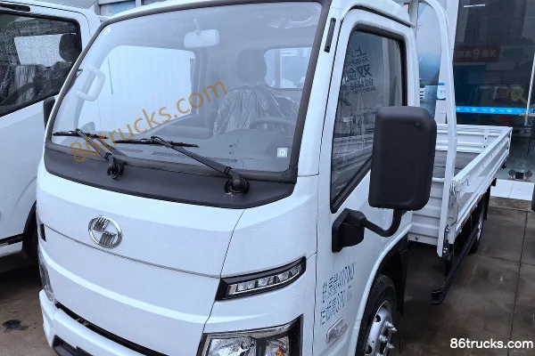 Yuejin Dana T3 frein hydraulique camion léger plateau cabine simple électrique pur 3,805 m Qingtao 50,23 kWh 4X2(6 roues) Extérieur (3) | 86