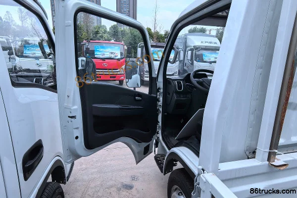 Yuejin Dana T3 frein hydraulique camion léger plateau cabine simple électrique pur 3,805 m Qingtao 50,23 kWh 4X2(6 roues) (1) | 86Trucks