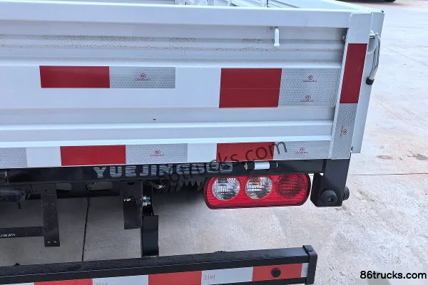 Yuejin Dana T3 frein hydraulique camion léger plateau cabine simple électrique pur 3,805 m Qingtao 50,23 kWh 4X2(6 roues) Carrosserie (3)