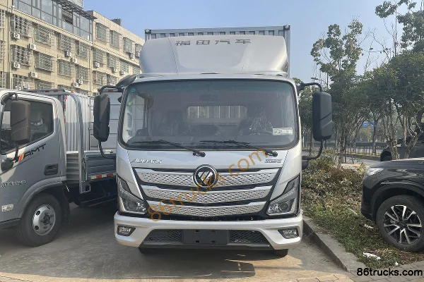 Foton Aumark S1 Zhiying Edition 160hp 4X2(6 wheels) 4.14m AMT Automatic Single Row Box Light Truck Exterior (2) | 86Trucks