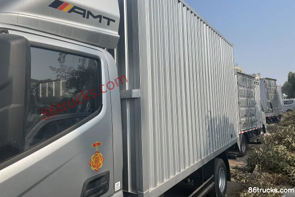 Foton Aumark S1 Zhiying Edition 160hp 4X2(6 wheels) 4.14m AMT Automatic Single Row Box Light Truck Body (2) | 86Trucks