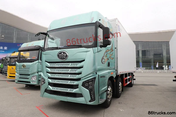 FAW Jiefang Qingdao Yinghang Zhixiang Edition 580 ch 6X2(8 roues) AMT automatique 7,8 m camion frigorifique Extérieur (3) | 86Trucks