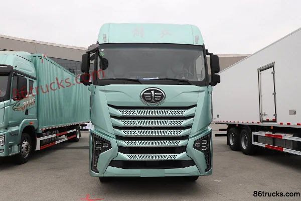 FAW Jiefang Qingdao Yinghang Zhixiang Edition 580 ch 6X2(8 roues) AMT automatique 7,8 m camion frigorifique Extérieur (2) | 86Trucks