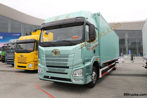 FAW Jiefang Qingdao JH6 Zhixiang Edition 7L Diesel 330hp 4X2(6 wheels) Fast Gear 9-Speed AMT Automatic 9.7m Van Cargo Truck Exterior (3) | 8