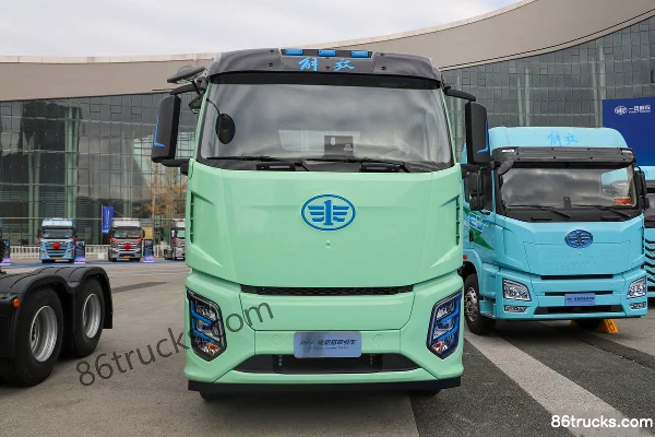 FAW Jiefang J6G Pro 6X4(10 wheels) Electric Tractor Truck CATL 400kWh Exterior (2) | 86Trucks
