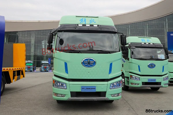 FAW Jiefang J6P 4X2(6 wheels) Electric Tractor Truck CATL 465kWh Exterior (2) | 86Trucks