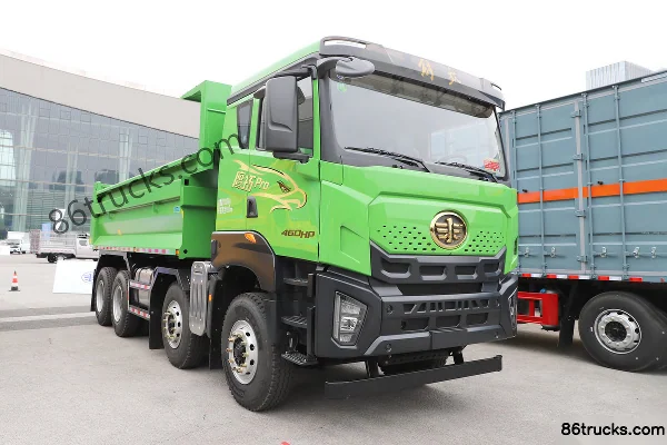 FAW Jiefang Qingdao Yingtuo Pro 11.1L Diesel 460hp 8X4(12 wheels) FAW Jiefang 12-Speed 5.8m Dump Truck Exterior