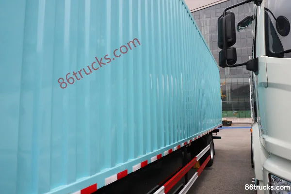 FAW Jiefang Qingdao JK6 4X2(6 wheels) 9.75m Electric Van Cargo Truck CATL 246kWh Body (3) | 86Trucks