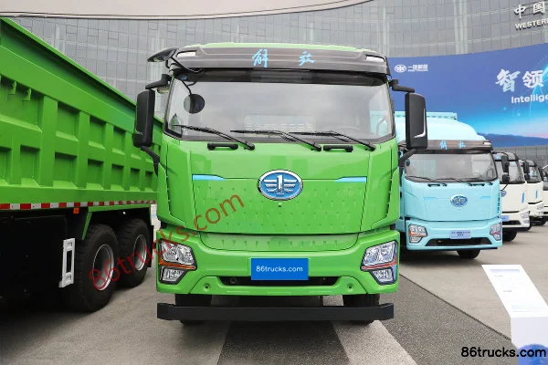 FAW Jiefang Qingdao JK6 8X4(12 wheels) 6.5m Electric Dump Truck CATL 350kWh Exterior (2) | 86Trucks