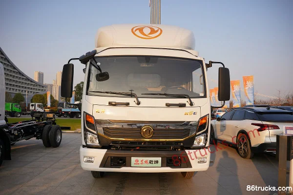 Dongfeng K6E frein pneumatique 4,11 m camion léger à ridelles électrique pur cabine simple CATL 140,41 kWh 4X2(6 roues) Extérieur (2) | 86Tr