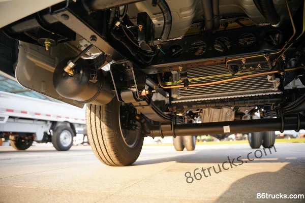 Dongfeng T5 1.6L 122 hp 4X2(6 wheels) Gasoline 3.7m single-row van light truck (wide track) (China VI) Chassis (2) | 86Trucks