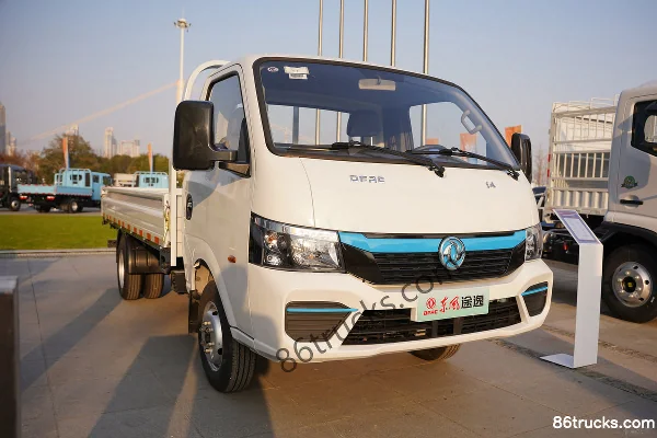 Dongfeng T9E Hydraulic Brake 4.005m Single Row Electric Flatbed Mini Truck CALB 56.67kWh 4X2(6 wheels) Exterior
