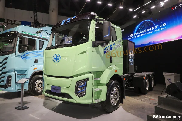 FAW Jiefang J6G Pro 6X4(10 wheels) Electric Tractor Truck CATL 400kWh Exterior (3) | 86Trucks