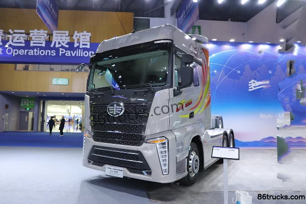 FAW Jiefang J7 Chuangling Edition 13.2L Diesel 640 hp 6X4(10 wheels) FAW Jiefang 12-Speed AMT Automatic Tractor Truck Exterior (3) | 86Truck