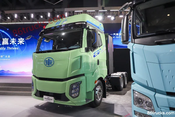 FAW Jiefang J6P PRO 6X4(10 roues) tracteur routier 100% électrique CATL 600kWh Extérieur (3) | 86Trucks