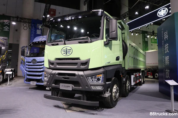 FAW Jiefang J7 13.2L Diesel 640 hp 8X4(12 wheels) FAW Jiefang 12-Speed 8.5m Dump Truck Exterior (3) | 86Trucks