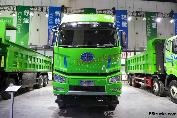 FAW Jiefang J6P Heavy-Duty Pro 8X4(12 wheels) 8m electric dump truck CATL 600kWh Exterior (2) | 86Trucks