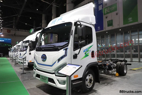 FAW Jiefang Tiger 6G Standard Load 4.16m single-row electric box truck CATL 100.07kWh 4X2(6 wheels) Exterior (3) | 86Trucks