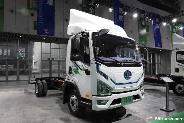 FAW Jiefang Hu 6G Composite Edition 4.16m Single Row Pure Electric Box Van Light Truck CATL 120.27kWh 4X2(6 wheels) Exte