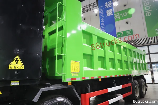 FAW Jiefang J6P Yajiang Edition 8X4(12 wheels) 8m Battery Swap Pure Electric Dump Truck CATL 400.62kWh Body (2) | 86Trucks