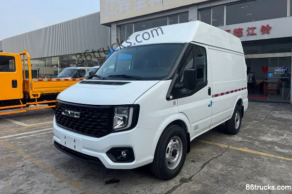 JMC Fushun 2023 Commercial 2.0T Diesel 146 ch 3 places Automatique Empattement extra-long Toit moyen-haut Fourgon fermé Extérieur (3) | 86Tr