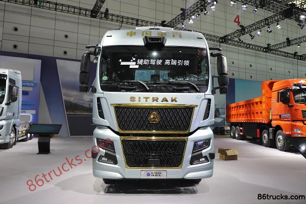 Sinotruk Sitrak G7H Heavy Truck Luxury Edition 590hp 6X4(10 wheels) LNG automatic tractor truck (hydraulic retarder) Exterior (2) | 86Trucks