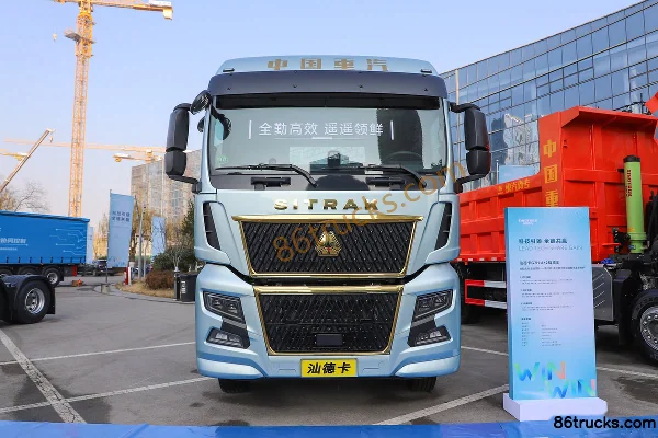 Sitrak G7H 7.4L Diesel 350 hp 6X2(8 wheels) Sinotruk 10-speed AMT Automatic 9.6m Single-row Extended-wing Cargo Truck Exterior (2) | 86Truck