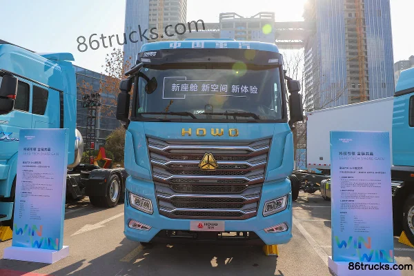 Sinotruk HOWO TS Diesel 370 hp 4X2(6 wheels) Sinotruk 10-speed AMT Automatic Flatbed Cargo Truck Exterior (2) | 86Trucks
