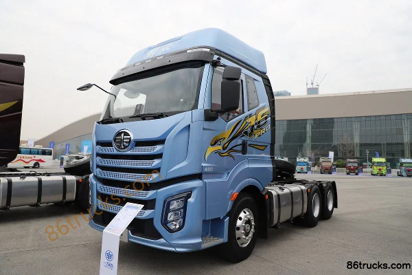 FAW Jiefang J6 PRO 11.1L Diesel 480hp 6X4(10 wheels) FAW Jiefang 12-Speed Tractor Truck Exterior (3) | 86Trucks