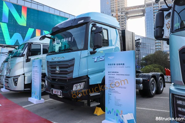 Sinotruk HOWO TS 6X4(10 wheels) Pure Electric Tractor Truck Exterior (3) | 86Trucks