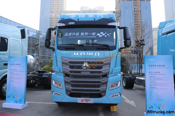 Sinotruk HOWO TX7-N 12,5 L LNG 530 ch 6X4(10 roues) Sinotruk 12 vitesses tracteur routier Extérieur (2) | 86Trucks
