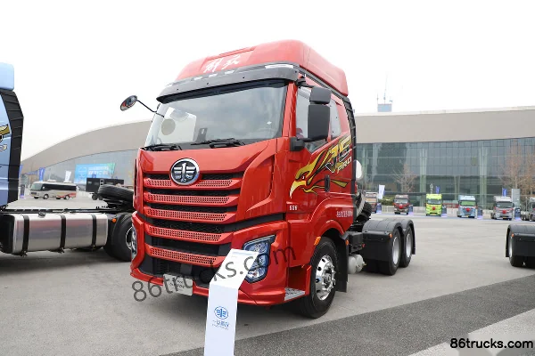 FAW Jiefang J6 PRO 13,2 L LNG 530 ch 6X4(10 roues) FAW Jiefang 12 vitesses tracteur routier pour matières dangereuses Extérieur (3) | 86Truc