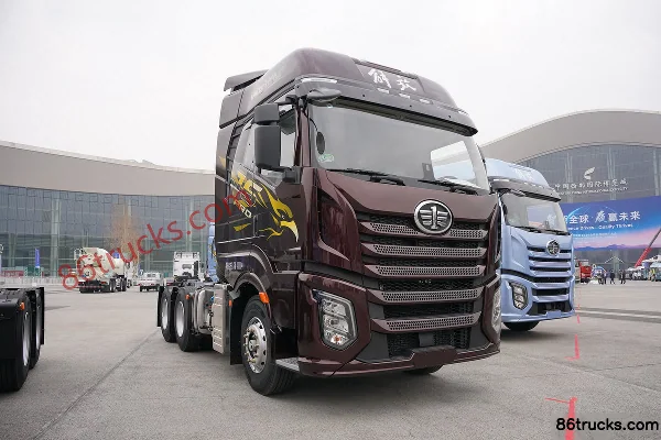FAW Jiefang J6 PRO 12.5L Diesel 540hp 6X4(10 wheels) FAW Jiefang 12-Speed AMT Automatic Tractor Truck Exterior