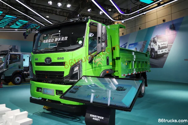 Sinotruk Niuqichongtian EM3 4X2(6 wheels) 3.5m single-row pure electric dump truck CATL 155.33kWh Exterior (3) | 86Trucks
