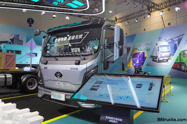 Sinotruk Xinglan EM3 Tianxing Edition 4.18m Single Row Pure Electric Flatbed Light Truck CATL 140.41kWh 4X2(6 wheels) Exterior (3) | 86Truck