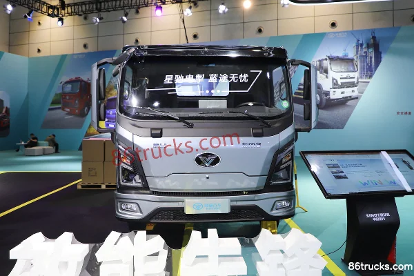 Sinotruk Xinglan EM3 Tianxing Edition 4.18m Single Row Pure Electric Flatbed Light Truck CATL 140.41kWh 4X2(6 wheels) Exterior (2) | 86Truck